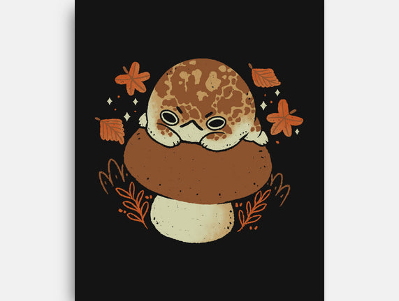 Cute Rain Frog In Autumn