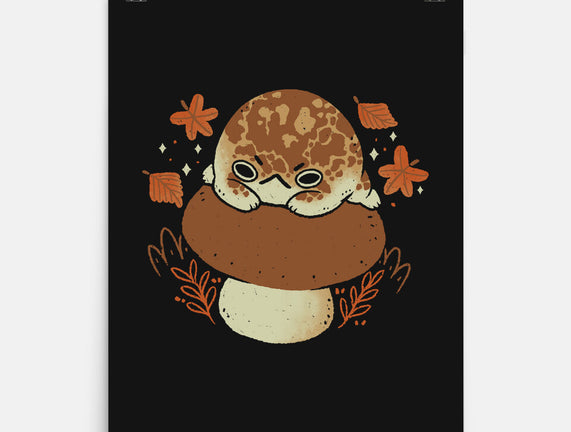 Cute Rain Frog In Autumn