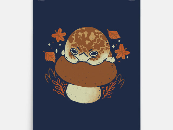 Cute Rain Frog In Autumn