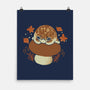 Cute Rain Frog In Autumn-None-Matte-Poster-xMorfina