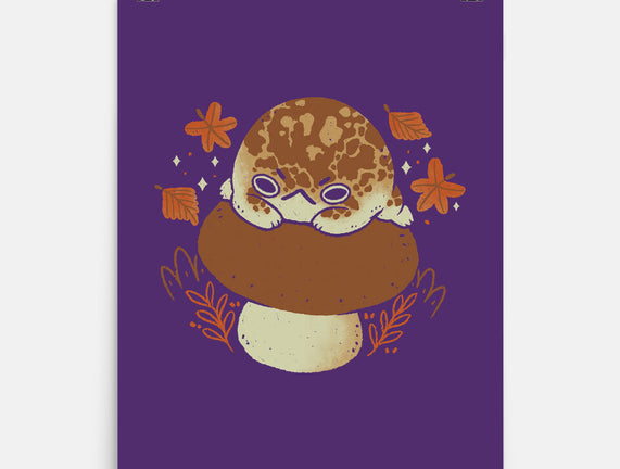 Cute Rain Frog In Autumn