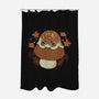Cute Rain Frog In Autumn-None-Polyester-Shower Curtain-xMorfina