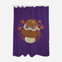 Cute Rain Frog In Autumn-None-Polyester-Shower Curtain-xMorfina