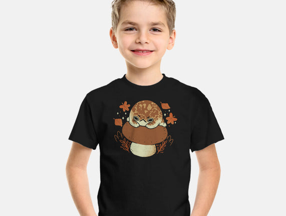 Cute Rain Frog In Autumn