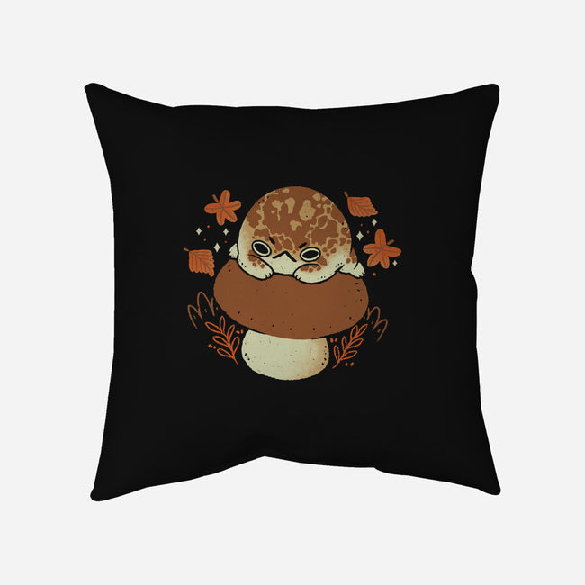 Cute Rain Frog In Autumn-None-Removable Cover w Insert-Throw Pillow-xMorfina