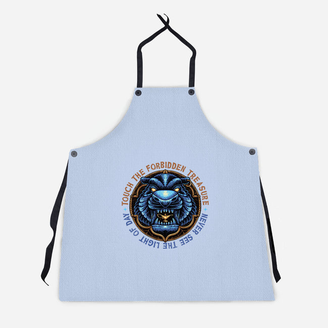 Forbidden Treasure-Unisex-Kitchen-Apron-glitchygorilla