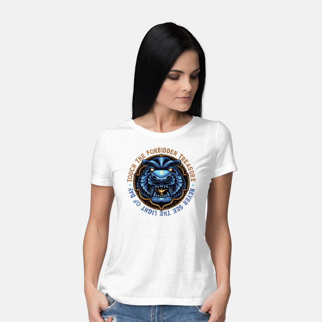 Forbidden Treasure-Womens-Basic-Tee-glitchygorilla
