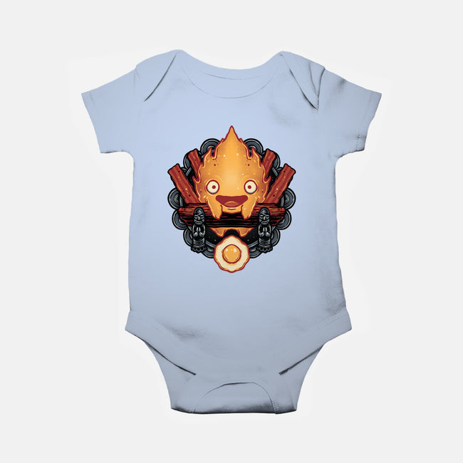 Flame Of Breakfast-Baby-Basic-Onesie-glitchygorilla