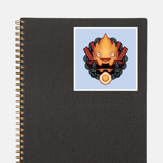 Flame Of Breakfast-None-Glossy-Sticker-glitchygorilla