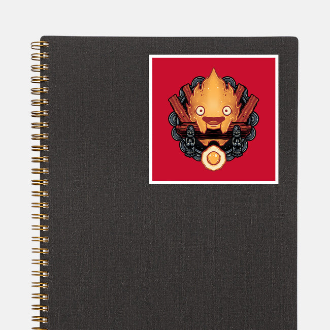 Flame Of Breakfast-None-Glossy-Sticker-glitchygorilla