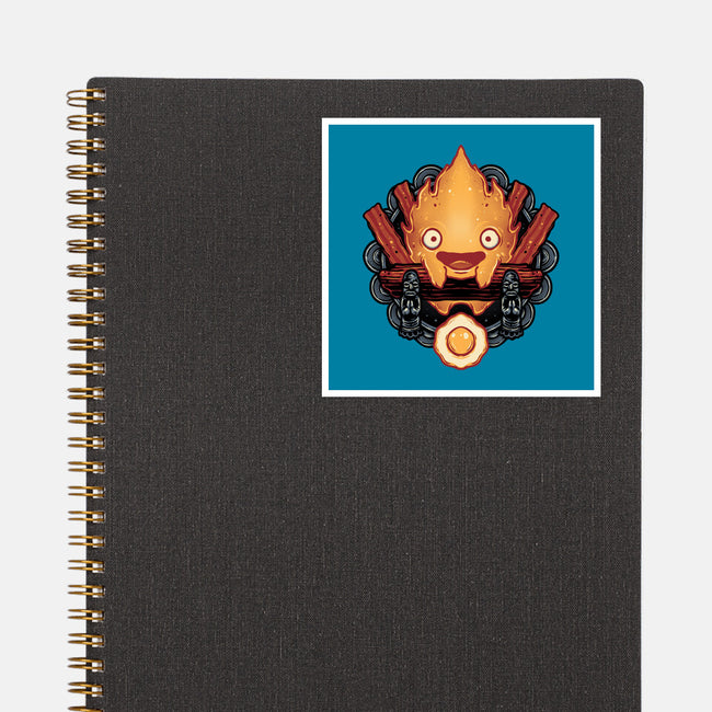 Flame Of Breakfast-None-Glossy-Sticker-glitchygorilla