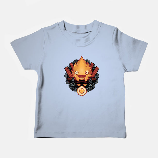 Flame Of Breakfast-Baby-Basic-Tee-glitchygorilla