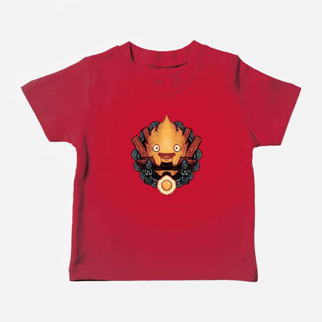 Flame Of Breakfast-Baby-Basic-Tee-glitchygorilla