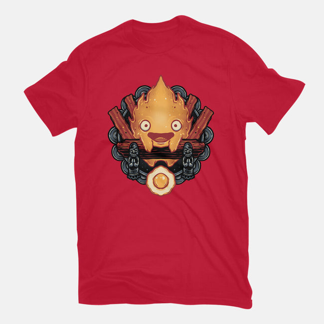 Flame Of Breakfast-Womens-Basic-Tee-glitchygorilla