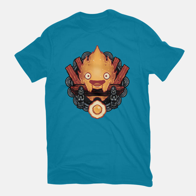 Flame Of Breakfast-Mens-Basic-Tee-glitchygorilla