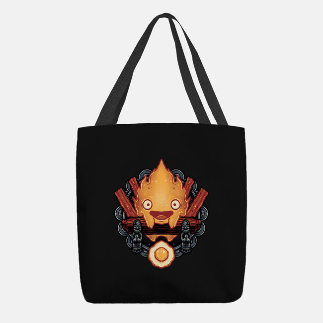Flame Of Breakfast-None-Basic Tote-Bag-glitchygorilla