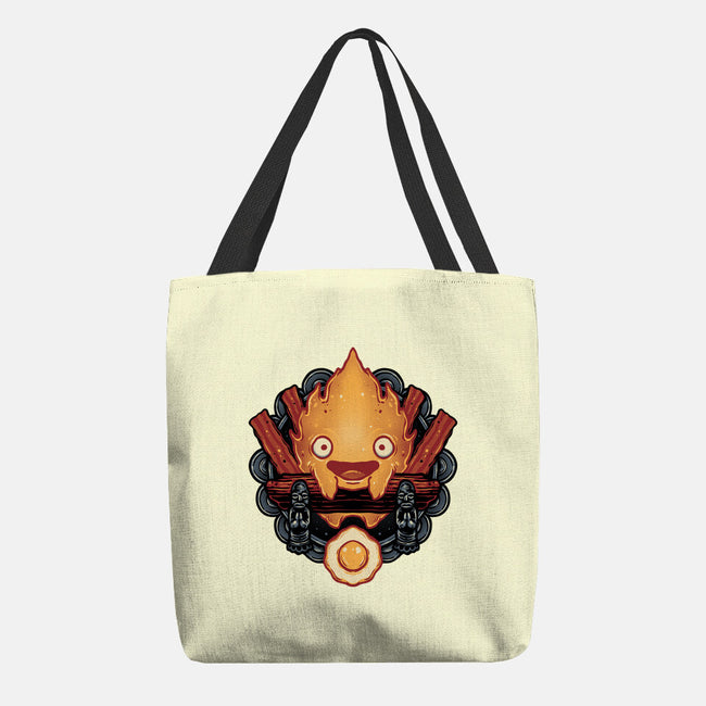 Flame Of Breakfast-None-Basic Tote-Bag-glitchygorilla