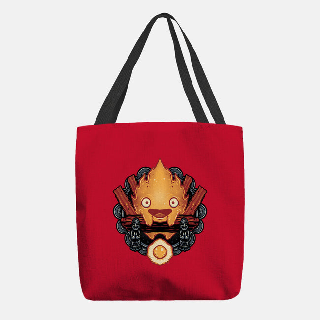 Flame Of Breakfast-None-Basic Tote-Bag-glitchygorilla