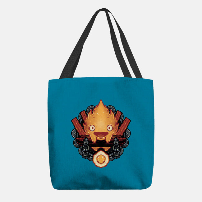 Flame Of Breakfast-None-Basic Tote-Bag-glitchygorilla