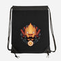 Flame Of Breakfast-None-Drawstring-Bag-glitchygorilla