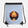Flame Of Breakfast-None-Drawstring-Bag-glitchygorilla