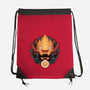 Flame Of Breakfast-None-Drawstring-Bag-glitchygorilla