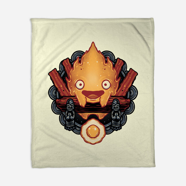 Flame Of Breakfast-None-Fleece-Blanket-glitchygorilla