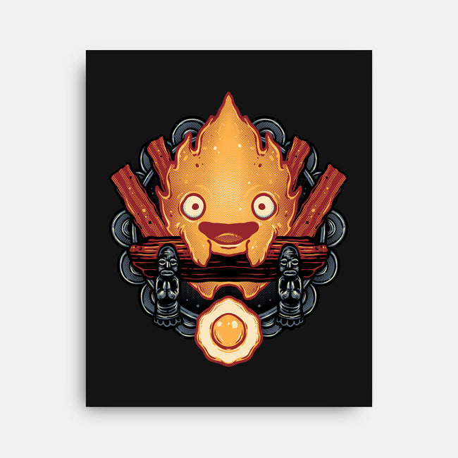 Flame Of Breakfast-None-Stretched-Canvas-glitchygorilla