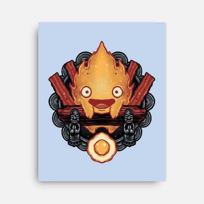 Flame Of Breakfast-None-Stretched-Canvas-glitchygorilla