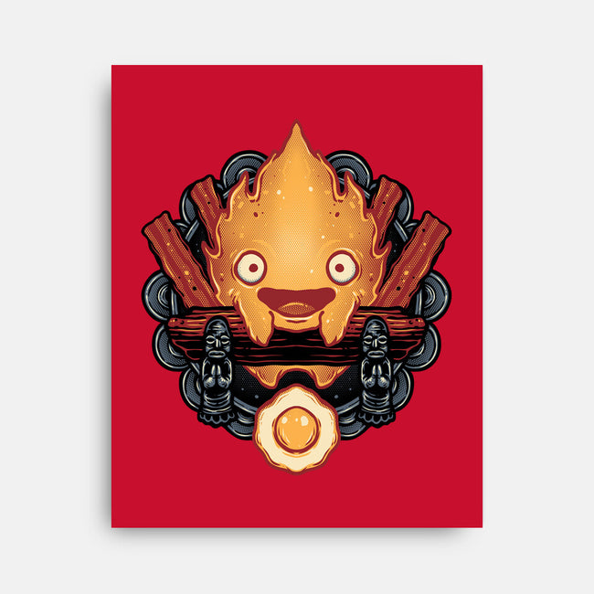 Flame Of Breakfast-None-Stretched-Canvas-glitchygorilla