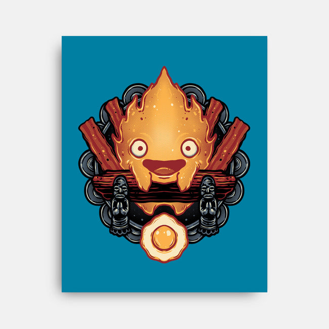 Flame Of Breakfast-None-Stretched-Canvas-glitchygorilla