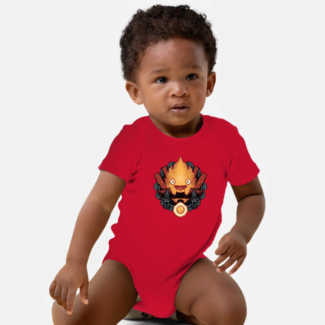 Flame Of Breakfast-Baby-Basic-Onesie-glitchygorilla