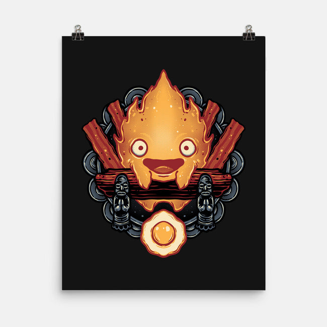 Flame Of Breakfast-None-Matte-Poster-glitchygorilla