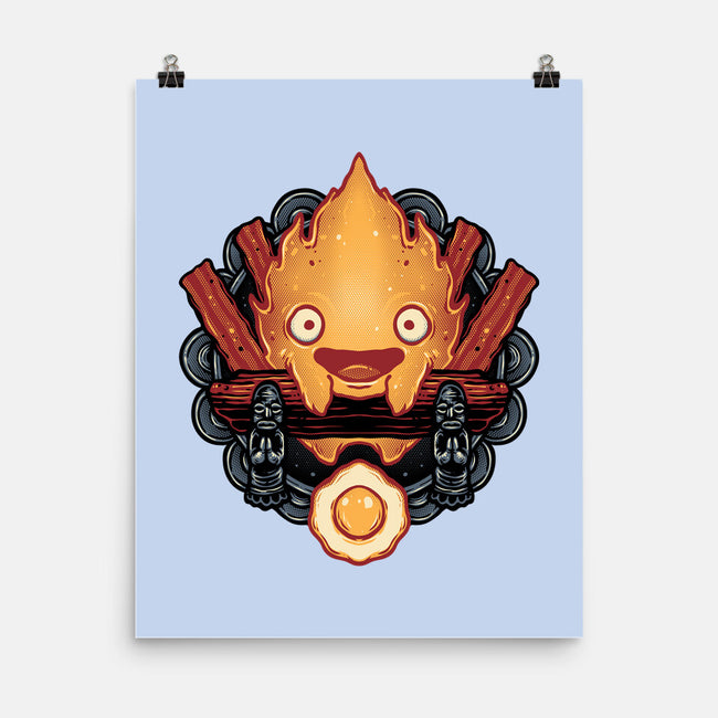 Flame Of Breakfast-None-Matte-Poster-glitchygorilla
