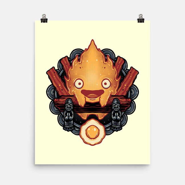 Flame Of Breakfast-None-Matte-Poster-glitchygorilla