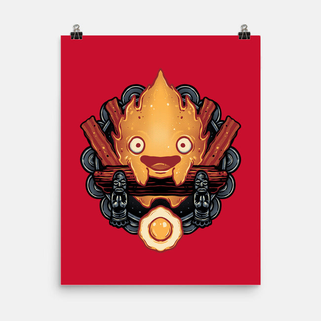 Flame Of Breakfast-None-Matte-Poster-glitchygorilla