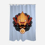 Flame Of Breakfast-None-Polyester-Shower Curtain-glitchygorilla