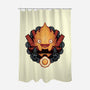 Flame Of Breakfast-None-Polyester-Shower Curtain-glitchygorilla
