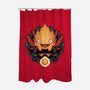 Flame Of Breakfast-None-Polyester-Shower Curtain-glitchygorilla