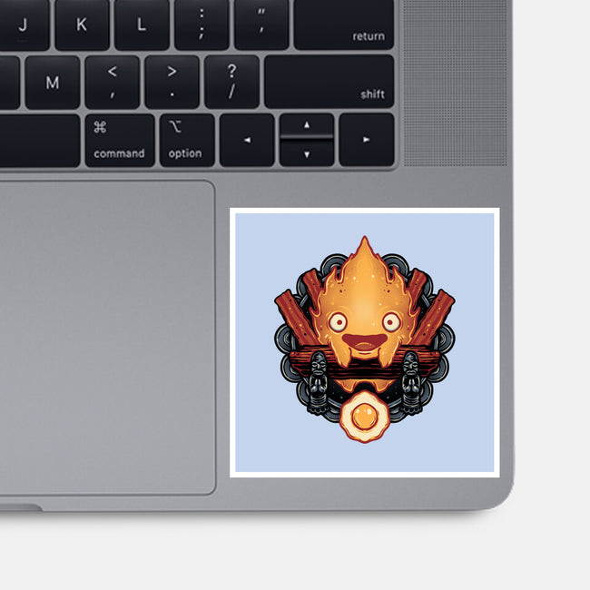 Flame Of Breakfast-None-Glossy-Sticker-glitchygorilla
