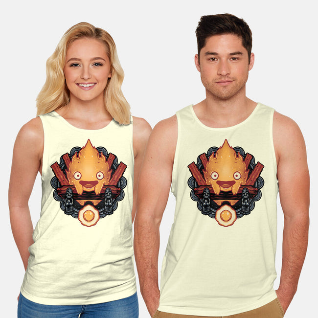 Flame Of Breakfast-Unisex-Basic-Tank-glitchygorilla