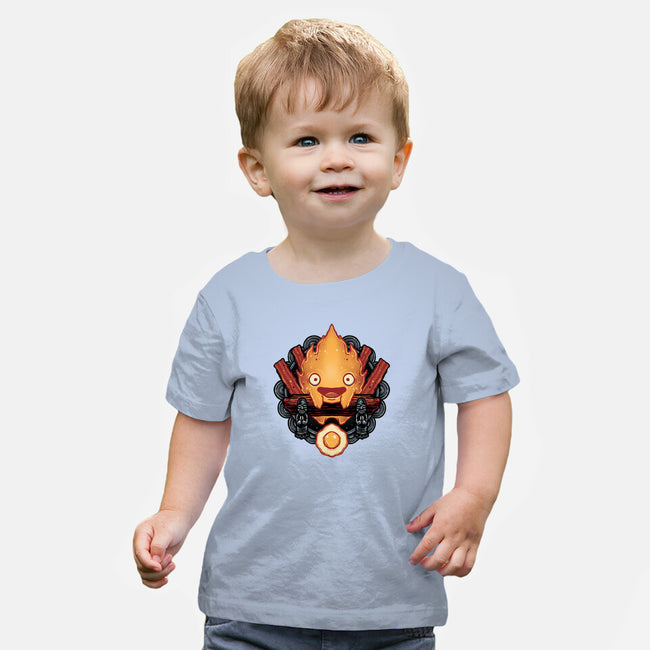 Flame Of Breakfast-Baby-Basic-Tee-glitchygorilla
