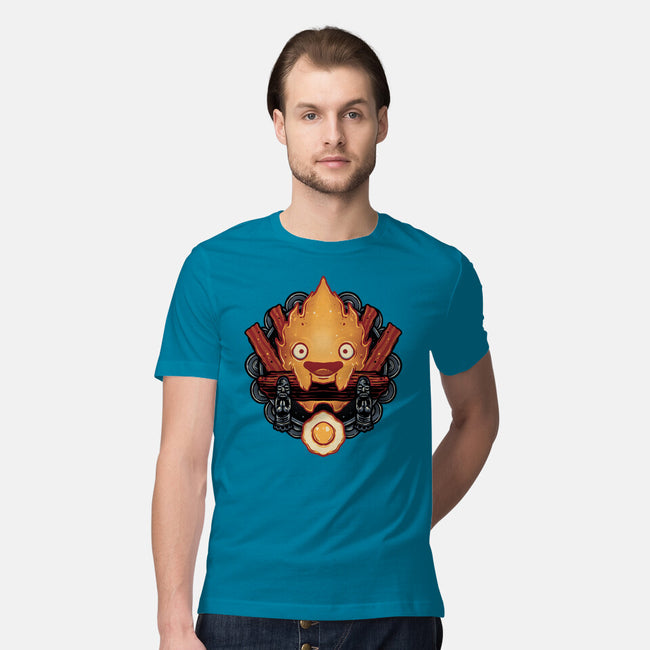 Flame Of Breakfast-Mens-Premium-Tee-glitchygorilla