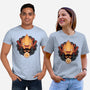 Flame Of Breakfast-Unisex-Basic-Tee-glitchygorilla