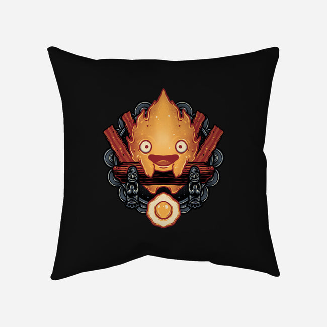 Flame Of Breakfast-None-Removable Cover w Insert-Throw Pillow-glitchygorilla