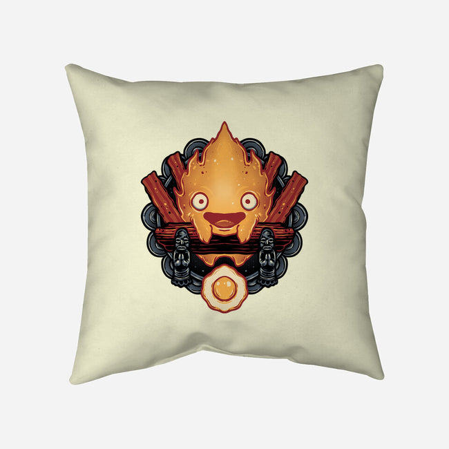 Flame Of Breakfast-None-Removable Cover w Insert-Throw Pillow-glitchygorilla