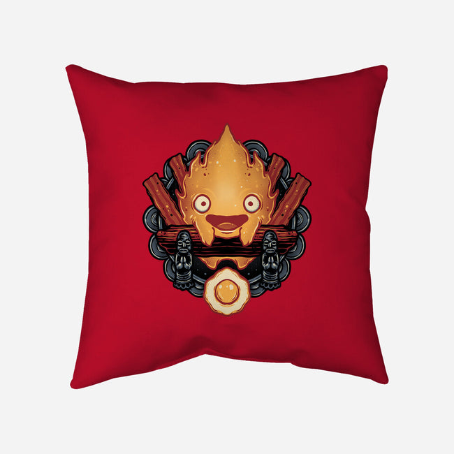Flame Of Breakfast-None-Removable Cover w Insert-Throw Pillow-glitchygorilla