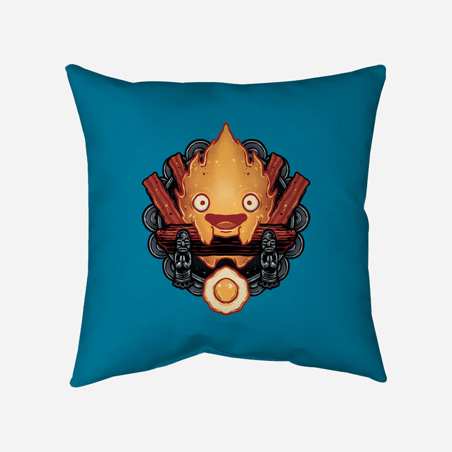Flame Of Breakfast-None-Removable Cover w Insert-Throw Pillow-glitchygorilla