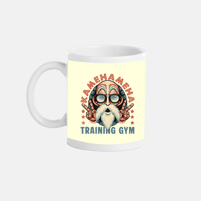 Kame Training Gym-None-Mug-Drinkware-glitchygorilla