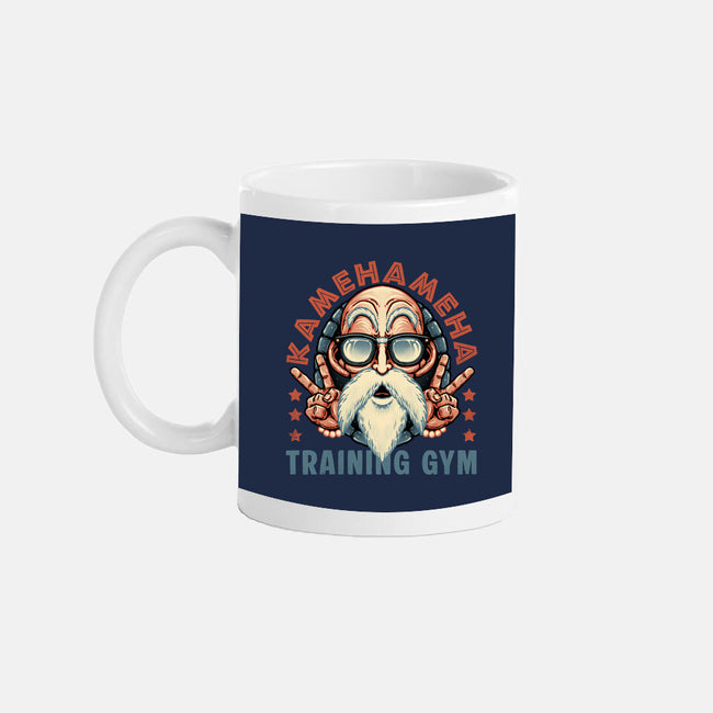 Kame Training Gym-None-Mug-Drinkware-glitchygorilla